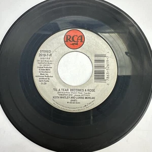 Keith Whitley Til A Tear Becomes / Lady's Choice Record 45 RPM Vinyl - Picture 1 of 2