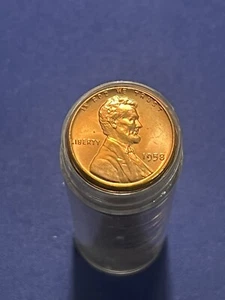 1958 Wheat Cent Penny Roll BU Uncirculated Red - Picture 1 of 2
