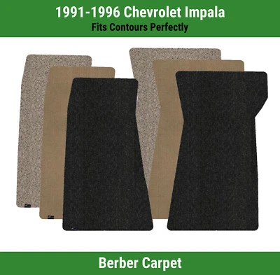 Tapetes carpete Lloyd Berber primeira fila para 1991-1996 Chevrolet Impala  - Imagem 1 de 4