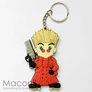 Ken Vash The Stampede Rubber Keyring - Trigun Anime Manga Japan Key Chain Charm - Picture 1 of 1