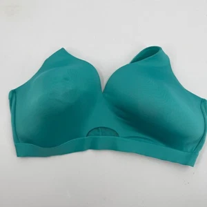 Lane Bryant Cacique Bra Size 44DDD Green Lightly Lined Wireless - Picture 1 of 11
