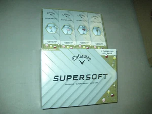 1 docena de pelotas de golf blancas Callaway SuperSoft 2025 nuevas - Imagen 1 de 2