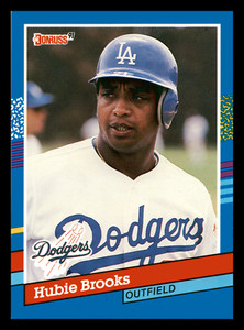 1991 Donruss Hubie Brooks  Los Angeles Dodgers #349 NM-MINT Baseball Card