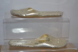 New Look flache goldene Damen-Slipper UK-Größe 4 - Bild 1 von 8