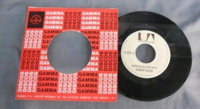 JOHNNY RIVERS -BLUE SUEDE SHOES / STORIES TO A CHILD- MEXICAN 7" SINGLE CS R&R - Image 1 of 3