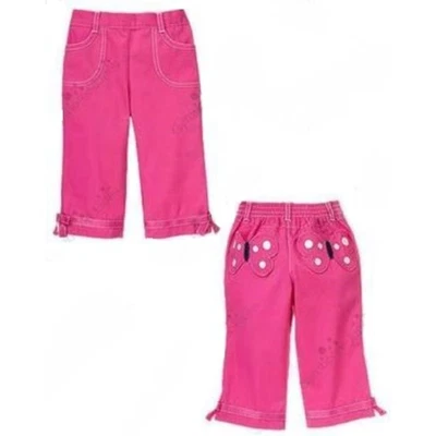 Gymboree Niñas Rosa Blanco Pull On Pantalones Cinta Arco Mariposa Bolsillos 18-24 meses Foto 1 de 3