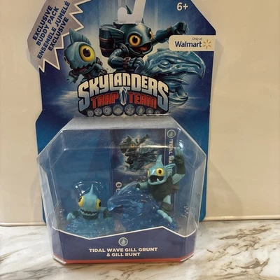 Skylanders Trap Team Tidal Wave Gill Grunt & Gill Runt Dúo Exclusivo de Walmart Foto 1 de 4