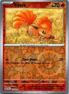 Vulpix Reverse Holo Common SV08: Surging Sparks 016/191 NM - Picture 1 of 2