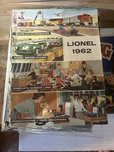 LIONEL 1962 Trains and Accessories Model Motor Racing Science Labs Catalog π - Picture 1 of 6