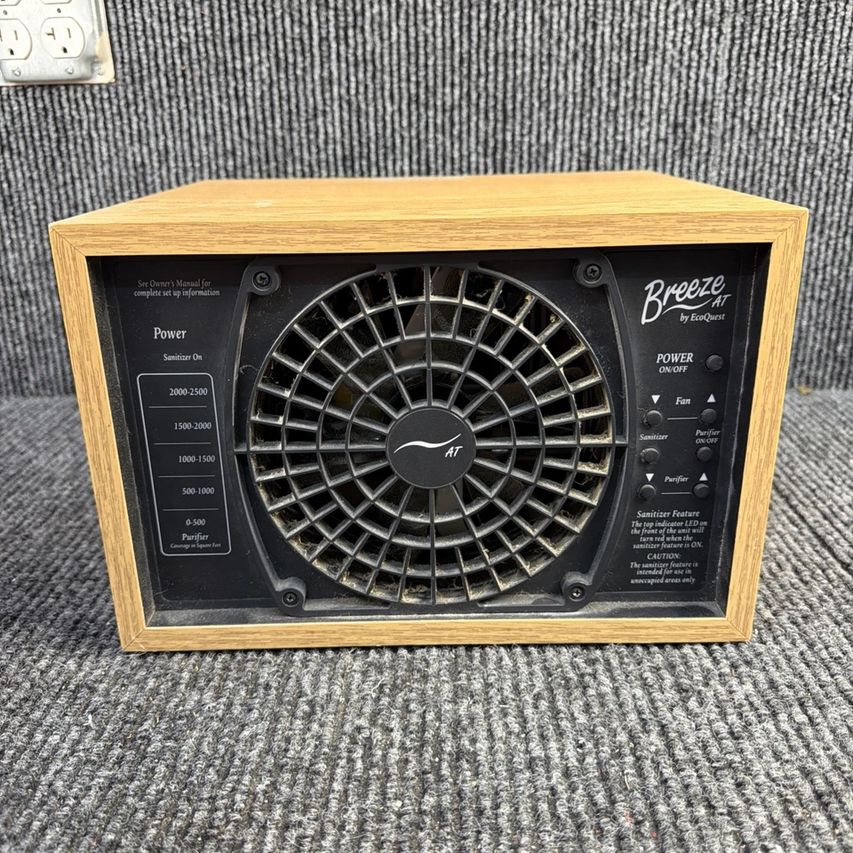 EcoQuest Breeze AT HF purificador de aire desinfectante ionizador - sin control remoto Foto 1 de 4