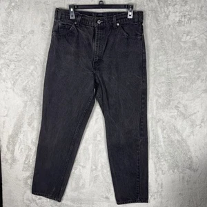 Jeans Vintage Levis 550 Uomo Taglia 36X30 Arancione Tab Nero Denim 1995 - Foto 1 di 11