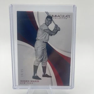 2017 Panini Immaculate Red 19/25 Roger Maris #18 - Picture 1 of 2