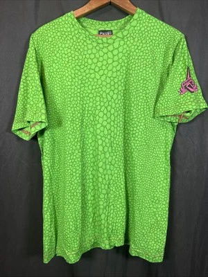 ✨ Rare Y2K Volcom Surf Expo Bratrud T Shirt Green Pink Men’s Medium✨ - Image 1 of 4