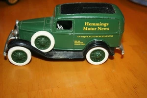 Banco de monedas fundidas a presión vintage verde ERTL 1932 Ford “Hemmings Motor News” - sin llave - Imagen 1 de 6