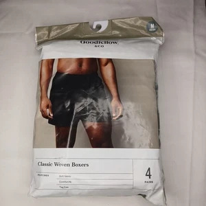 Goodfellow & Co Herren Klassisch Gewebt Boxershorts 4er Pack Comfort Fit Weicher Stoff Größe Md - Bild 1 von 4