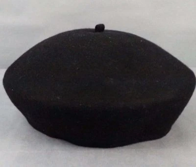 GYMBOREE BLACK BERET WOOL GIRLS LARGE DRESSY HAT - Изображение 1 из 2