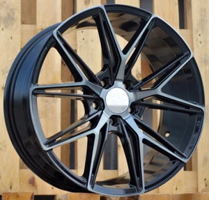 4 x 18 Inch 5x112 Black Tinted Alloy Wheels: Fits For Audi BMW Mercedes-Benz - Picture 1 of 1