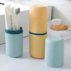 Portable Toothbrush Storage Case Toothpaste Holder Box Organizer Storage Cup