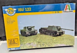 ITA7503 1:72 Italeri ISU-122 (2 model kit) ASSEMBLAGGIO RAPIDO sigillato serbatoi nuovi MS4 - Foto 1 di 4