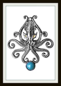 COLGANTE THE KRAKEN FOR WILD ADVENTURES ~ P&P RÁPIDO Y GRATUITO - Imagen 1 de 1