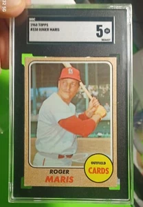 1968 TOPPS ROGER MARIS #330 GRADED 5 SGC- EX Centered - Bild 1 von 12