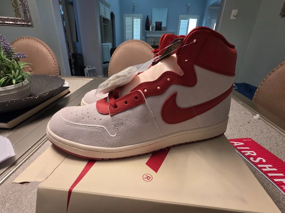 Air Jordan Air Ship PE SP "EVERY GAME DUNE RED" 2023 - Size 12.5 - dz3497 106 - Image 1 of 4