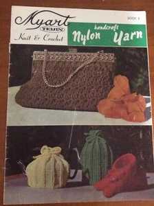 Two Vintage Myart Knit & Crochet Pattern Leaflets - Picture 1 of 7