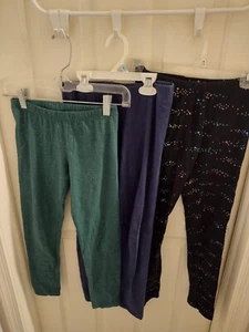 Lot of 3 girls 10 leggings - Some NEW - Cat & Jack So - Ships fast! - Picture 1 of 7
