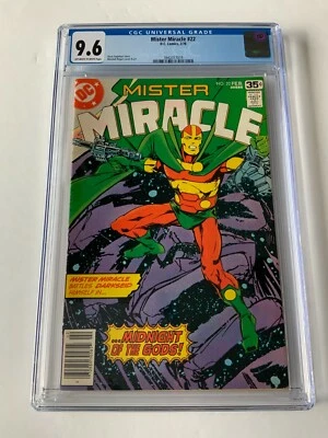 MISTER MIRACLE 22 CGC 9.6 NEWSSTAND DARKSEID DC COMICS 1978 - Image 1 of 2