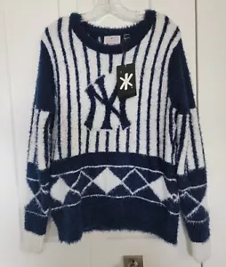 New York Yankees Licensed Sweater *Klew Argyle Sweater Medium Unisex Neu mit Etikett - Bild 1 von 12
