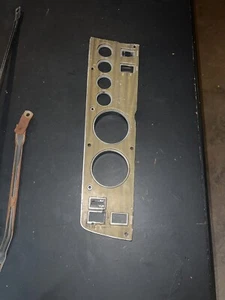 1970 Mopar B Body Rallye Dash Woodgrain Trim Plate Back Bezel 70 1 Year Only - Picture 1 of 14