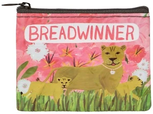 Breadwinners - Coin Purse - Blue Q 95% Recycled (New W/ Tags) - Picture 1 of 9