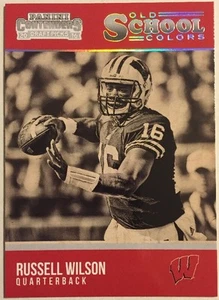 RUSSELL WILSON - 2016 Panini Contenders Draft Picks OLD SCHOOL COLORS #23 - Picture 1 of 2