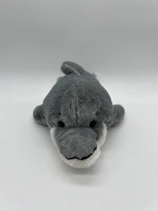 Ganz Webkinz Dolphin Plush Gray Toy Stuffed Animal Bottle Nose Soft Sea No Code - Picture 1 of 8