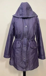 Marks And Spenser Fleece Lined Parka Jacket Coat Womens Size 10-12 - Picture 1 of 16
