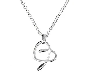 Collar de cadena de 18 pulgadas de plata esterlina 925 de plata esterlina eterna - Imagen 1 de 13