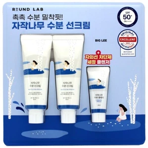 Round Lab Birch Juice Moisturizing Sunscreen 82ml x 2ea + Foam Cleanser 20ml - Picture 1 of 7