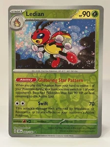 Ledian 003/142 Reverse Holo - Pokemon TCG Stellar Crown - Near Mint - Picture 1 of 2