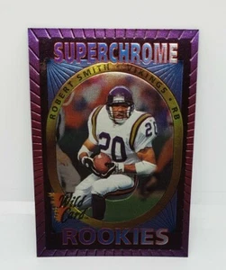 FREE SHIPPING-Robert Smith Rookie-1993 Wild Card Super Chrome Football-no.50 - Picture 1 of 4