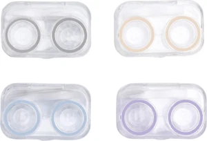 4 PCS Contact Lens Cases, Colorful Contact Lens Container Holder, Outdoor Portab - Picture 1 of 6