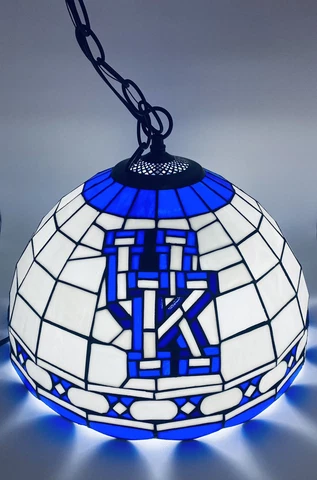 Kentucky Wildcats Stained Glass Tiffany-Style Pub Light by Memory Company-NIB Cover