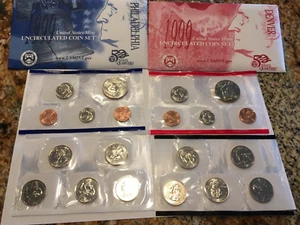 1999 United States Mint Uncirculated Coin Set - Philadelphia & Denver - Picture 1 of 10
