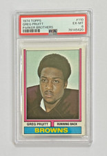 1974 TOPPS Football Card #110 Greg Puritt 6 EX-MT
