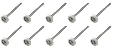 Heavy Duty 6200Z Precision Sealed 1.75" Nylon Garage Door Roller 7" Stem 10 PACK - Image 1 of 2