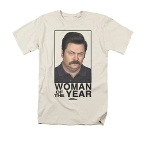 Parks and Recreation Woman of The Year T-Shirt Sizes S-3X NEW - Picture 1 of 2
