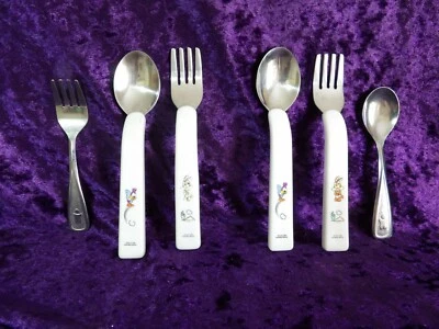 Juego de 2 cucharas tenedor Gerber Looney Tunes 1994 de colección Plus añadir. Juego Primeros Años Foto 1 de 4