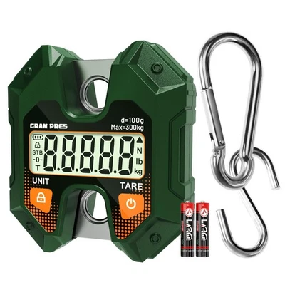 Báscula colgante digital 660Lb/300Kg, mini grúa portátil, báscula de caza de ciervos, Foto 1 de 4