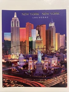 Vintage Las Vegas New York New York Postkarte - Bild 1 von 2