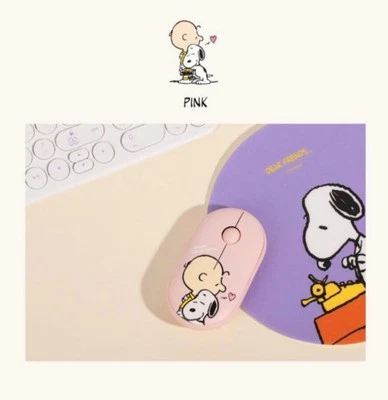 PEANUTS Snoopy Bluetooth Mouse 2.4Ghz Wirless Silent Mouse IPAD NoteBook - Image 1 of 4