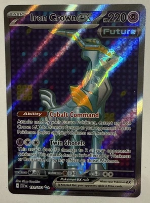Pokemon TCG Iron Crown ex 191/162 Sv05: Temporal Forces Holo Near Mint/Mint - Image 1 of 4